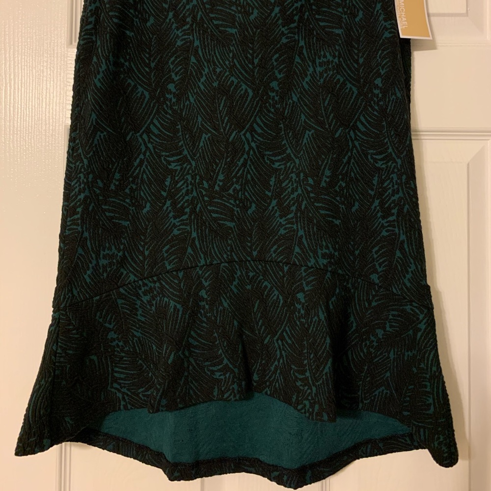 Michael kors high low flurred skirt